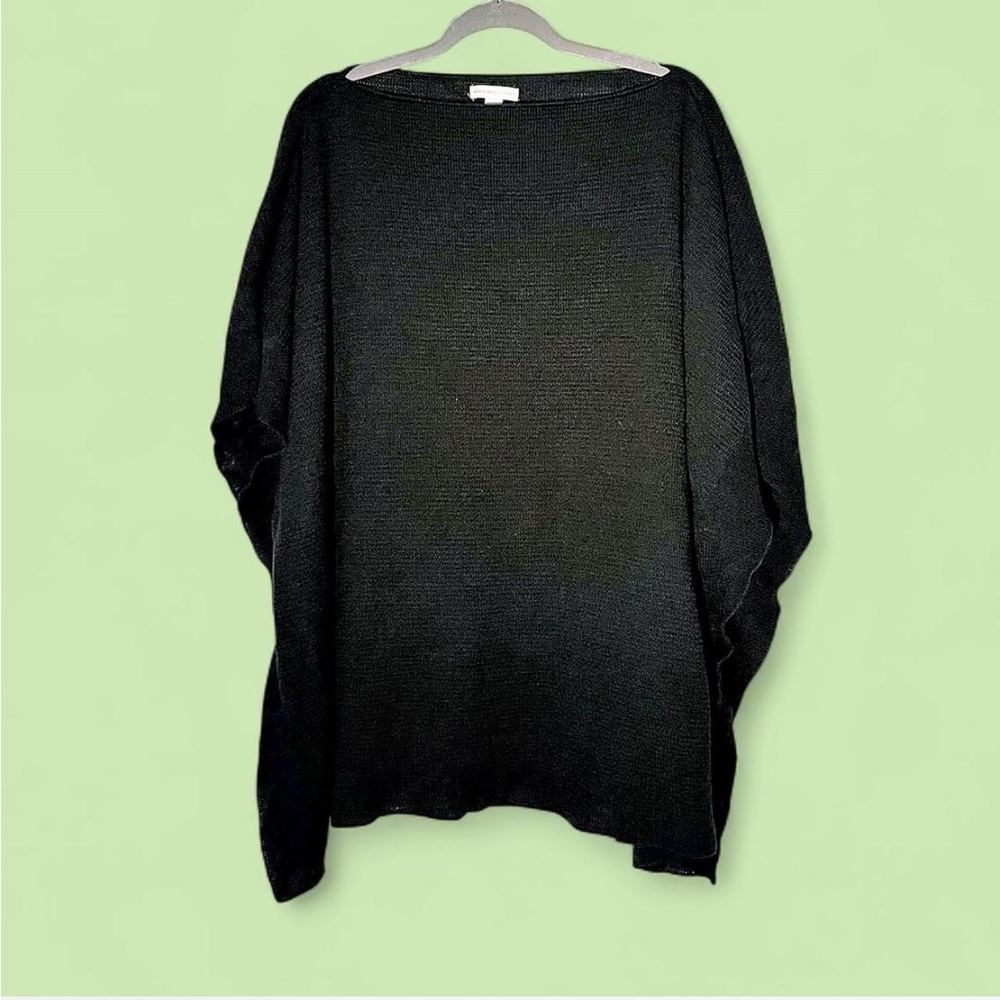 New York & Company Black Poncho Sweater